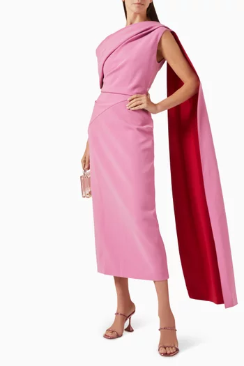 Maite Draped Maxi Dress