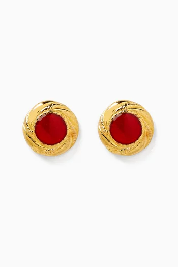 1980s Rediscovered Vintage Swarovski Stud Post Earrings