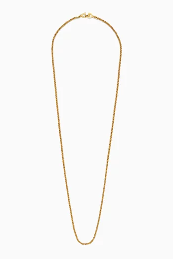 1980s Vintage Twisted Rope Necklace