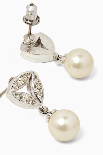 Rediscovered 1980s Vintage Pearl Drop Earrings
