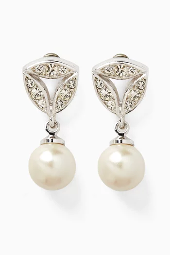 Rediscovered 1980s Vintage Pearl Drop Earrings