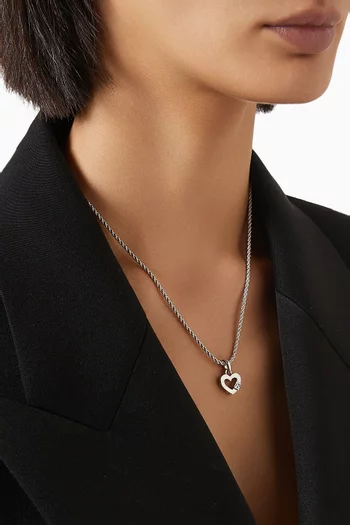 Rediscovered 1980s Vintage Heart Pendant Necklace