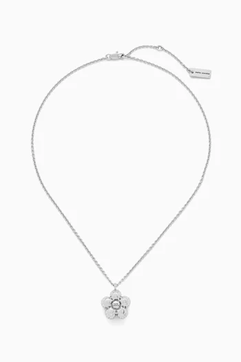 The Daisy Balloon Necklace in Brass