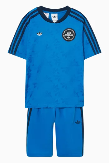 3-stripe Shorts in Tricot Fabric