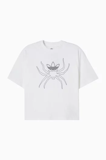 Trefoil Spider T-shirt in Cotton
