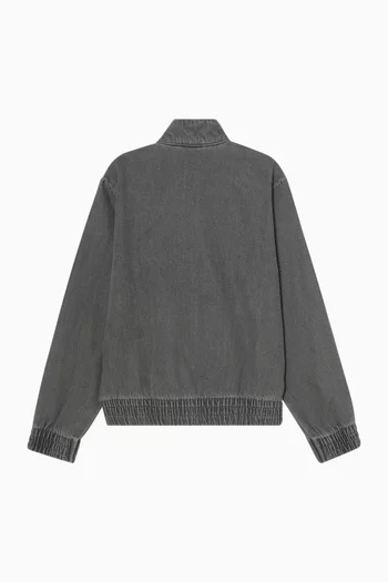 Firebird Track Top in Cotton Denim