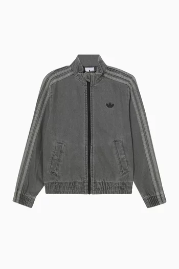 Firebird Track Top in Cotton Denim