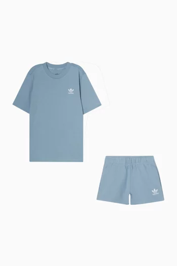 Logo-print T-shirt & Shorts Set
