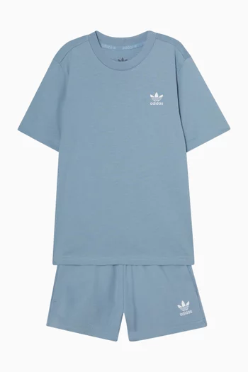 Logo-print T-shirt & Shorts Set
