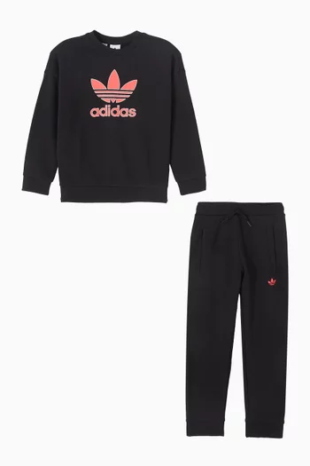 Logo Tracksuit Set in Cotton-terry