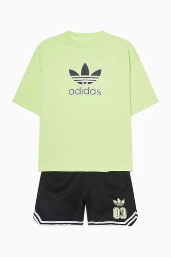 Logo Shorts in Mesh