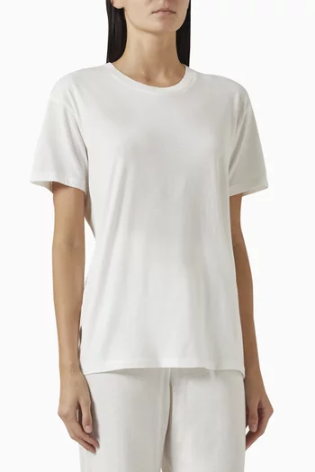 Boyfriend T-shirt in Cotton Blend