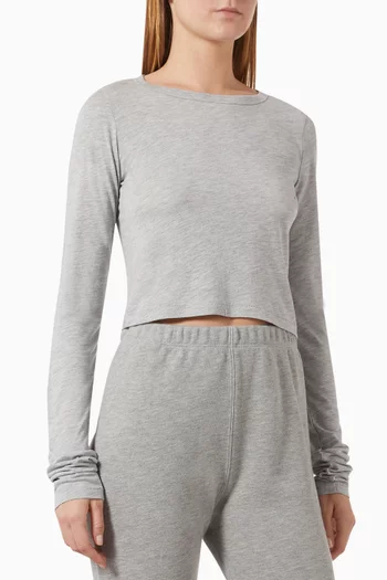 Crop Baby T-shirt in Cotton Blend
