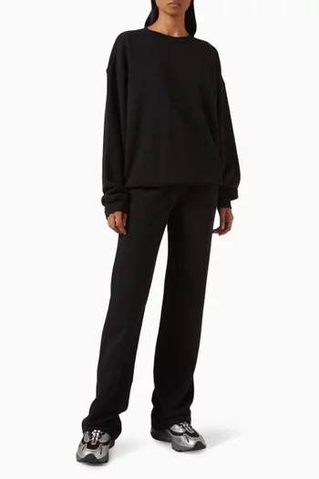 Oversized Crewneck Sweatshirt in French Terry