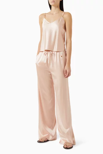 بنطال برودي حرير