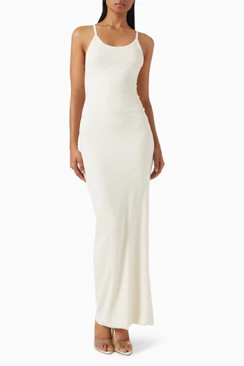 Tank Maxi Dress in Cotton Blend
