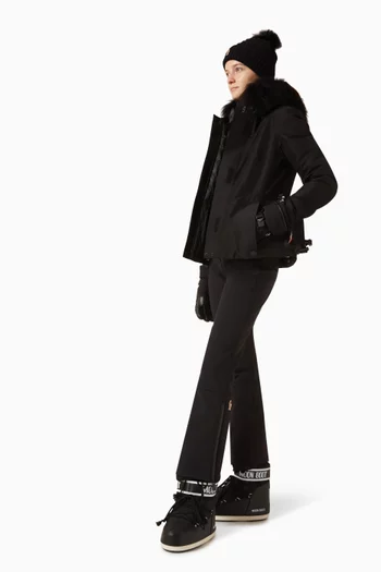 بنطال تزلج بوبلين معالج