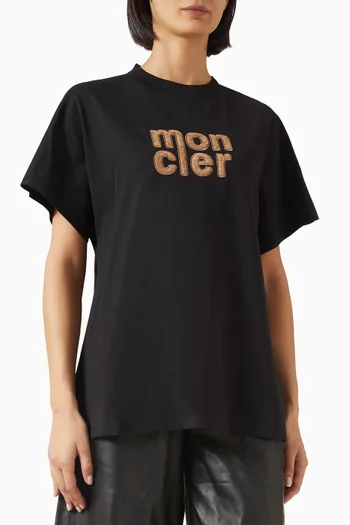 Teddy Logo T-shirt in Cotton