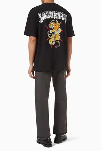 تي شيرت بلون باهت قطن واكو ماريا × تيم ليهي