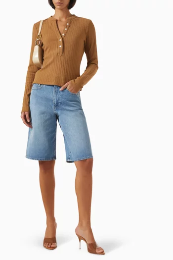 Jocelyn Henley Shirt in Cotton Blend