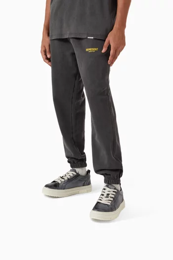 HTN Low Distressed Sneakers in Leather