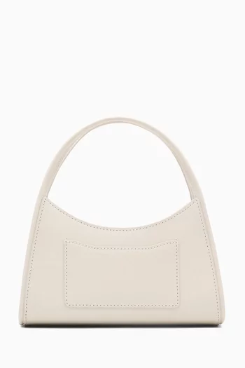 The Glam Claw Clip Crossbody Bag in Leather