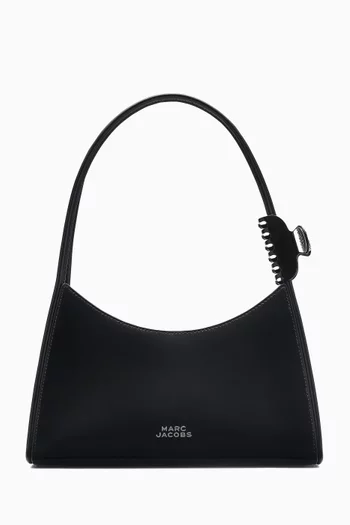 The Glam Claw Clip Shoulder Bag in Leather
