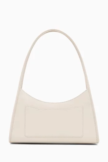 The Glam Claw Clip Shoulder Bag in Leather