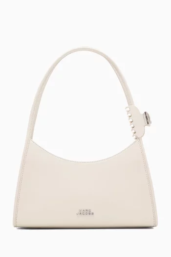 The Glam Claw Clip Shoulder Bag in Leather