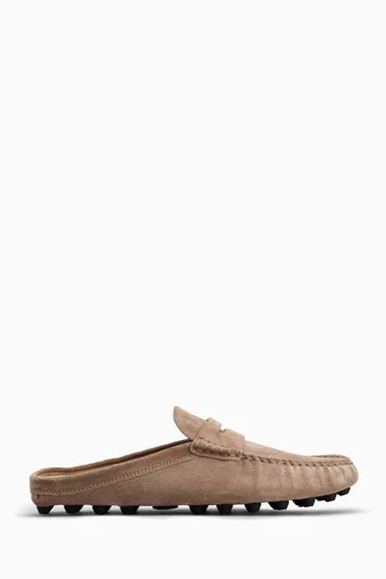 Gommino Bubble Mules in Suede