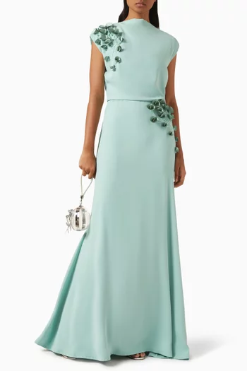 Floral Applique Gown