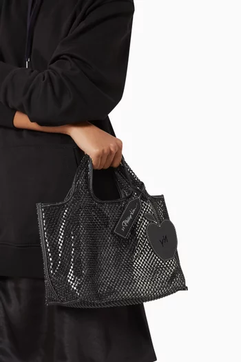Mini Market Tote in Crystal Mesh