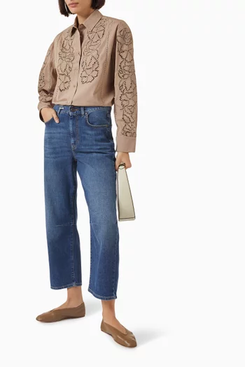 Elmi Embroidered Shirt in Cotton
