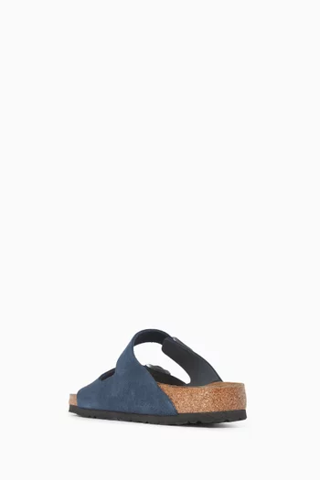 Arizona Sandals in Suede & Oiled Leather