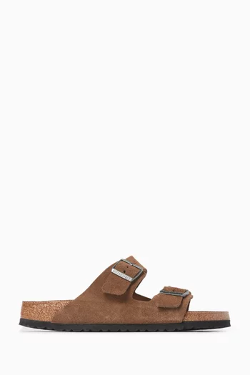 Arizona Soft Footbed Sandals in Suede