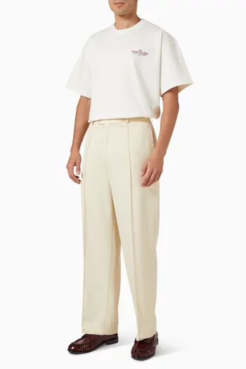 Everyday Pleated Pants in Twill