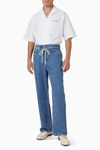 Script Shirt in Cotton
