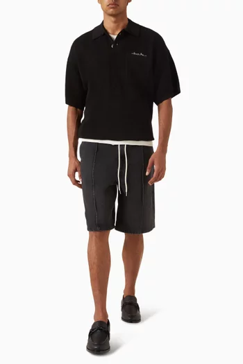 تي شيرت بولو منسوج من بيكيه