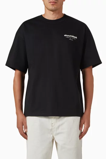 Reverse Longer Fit T-shirt in Cotton