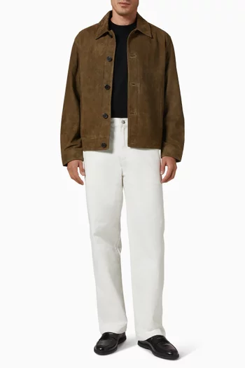 Amos Jacket in Suede