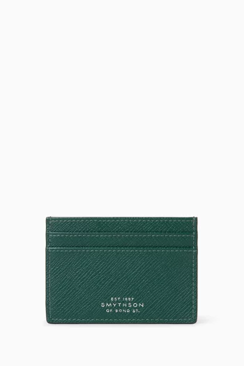 حافظة بطاقات مسطحة جلد باناما