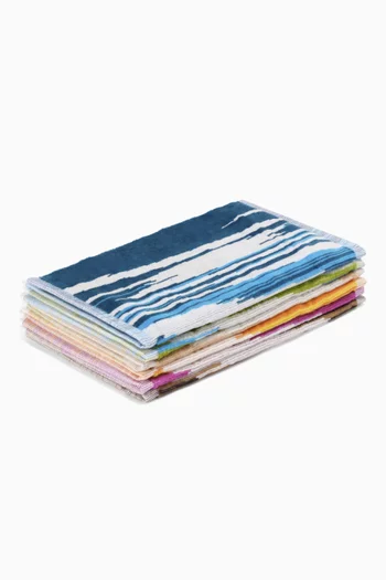 Fiametta Face Towels in Cotton, Set of 6