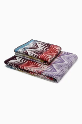 2-piece Marea Towel Set in Cotton-terry