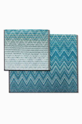 2-piece Stone Towel Set in Cotton-terry
