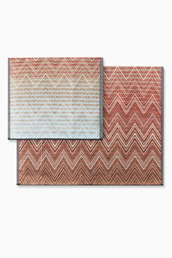 2-piece Stone Towel Set in Cotton-terry