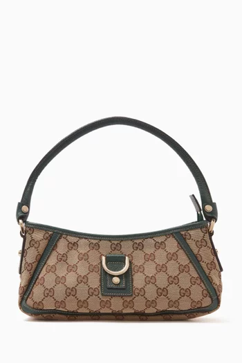 90s Shoulder Bag in GG Canvas & Leather