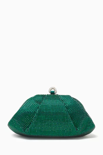 Gemma Crystal-embellished Clutch Bag