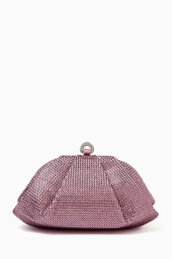 Gemma Crystal-embellished Clutch Bag