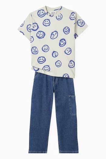 Riley Smile T-shirt in Organic Cotton
