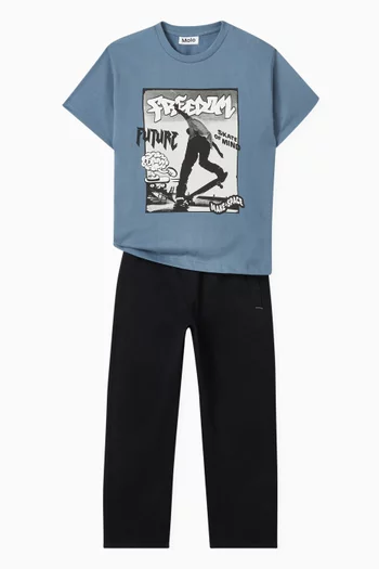 Rodney Freedom Skater T-shirt in Organic Cotton